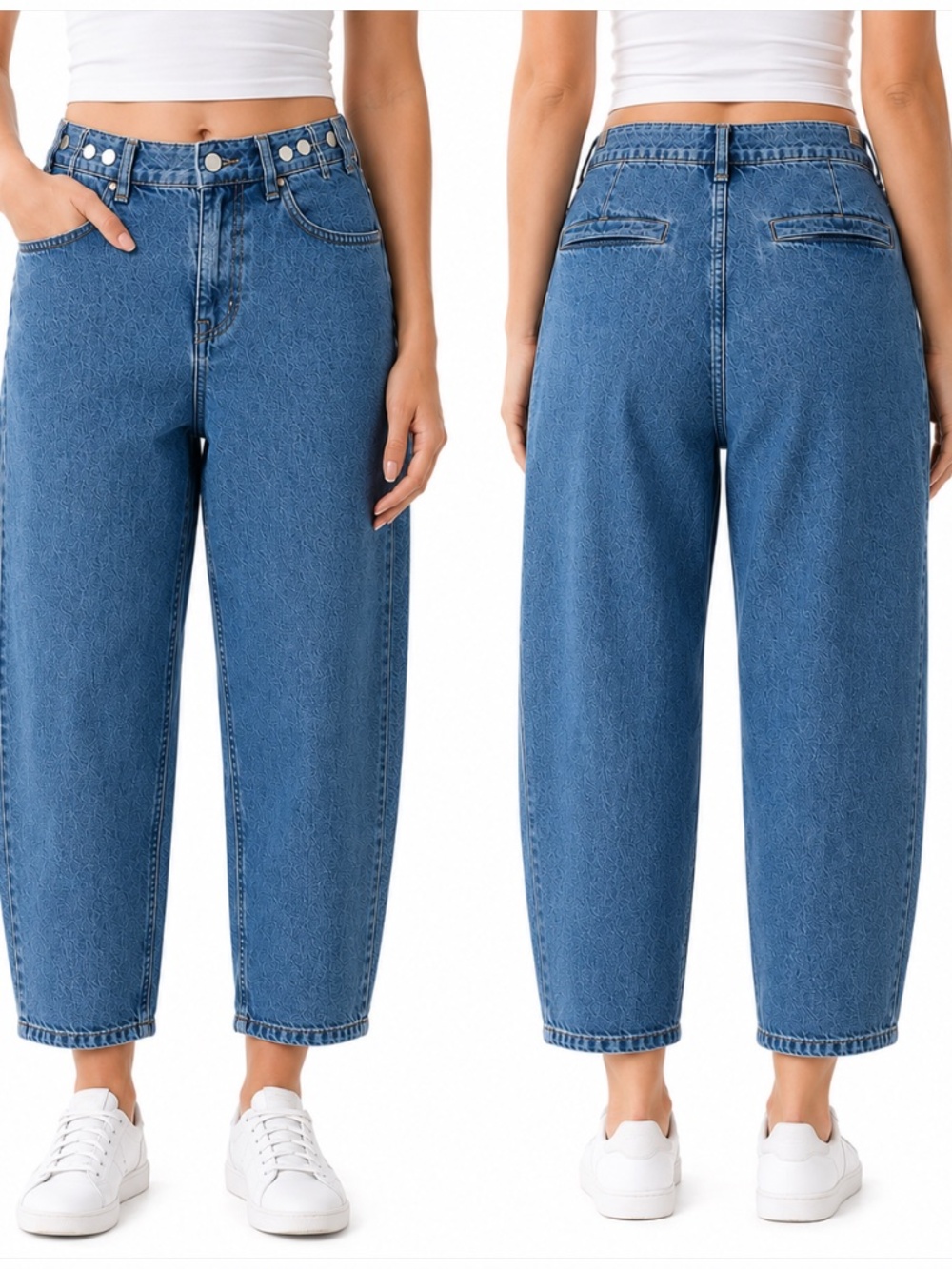 Edwin. Maiia Cropped Wide-Leg Trouser Jeans.